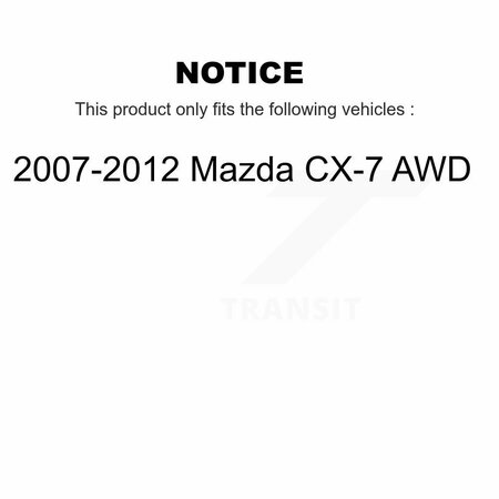 Kugel Rear Wheel Bearing Hub Assembly For 2007-2012 Mazda CX-7 AWD 70-512350